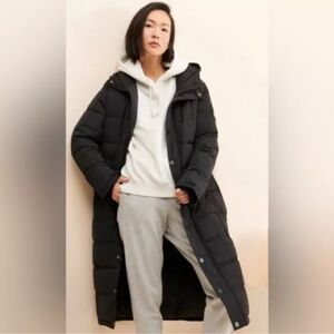 UNIVERSAL STANDARD X FREE PEOPLE LONG PUFFER COAT
